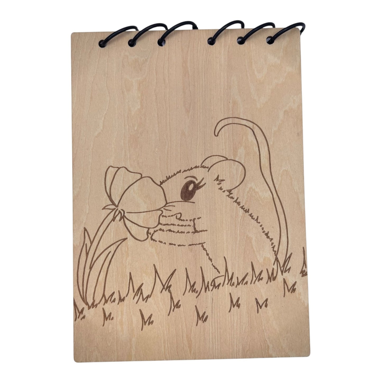 carnet en bois format A5 bloc note en bois ou cahier en bois rechargeable et écologique fabrication française et artisanale