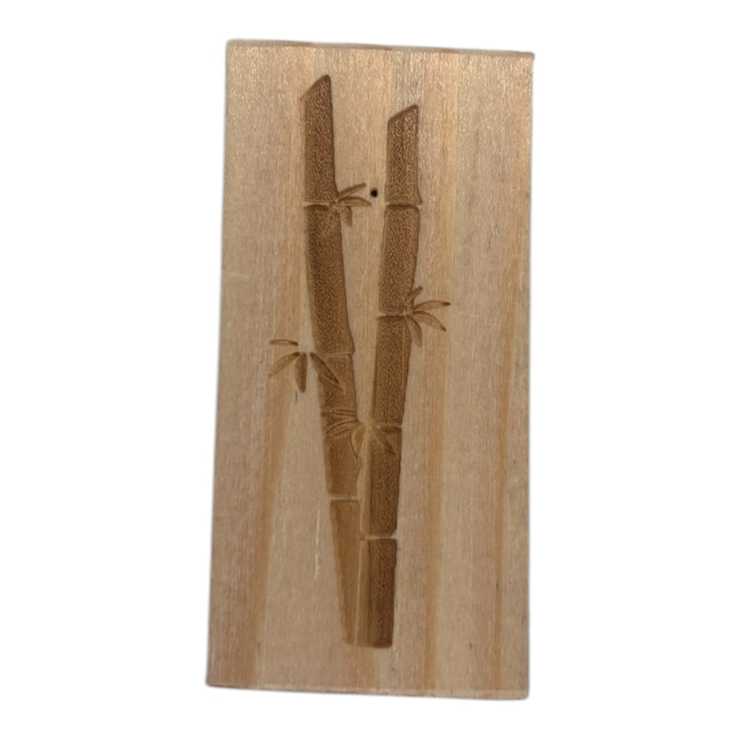 Tampon tige de bambou en bois de fabrication artisanale par mon carnet en bois pour bullet journal et loisir créatif