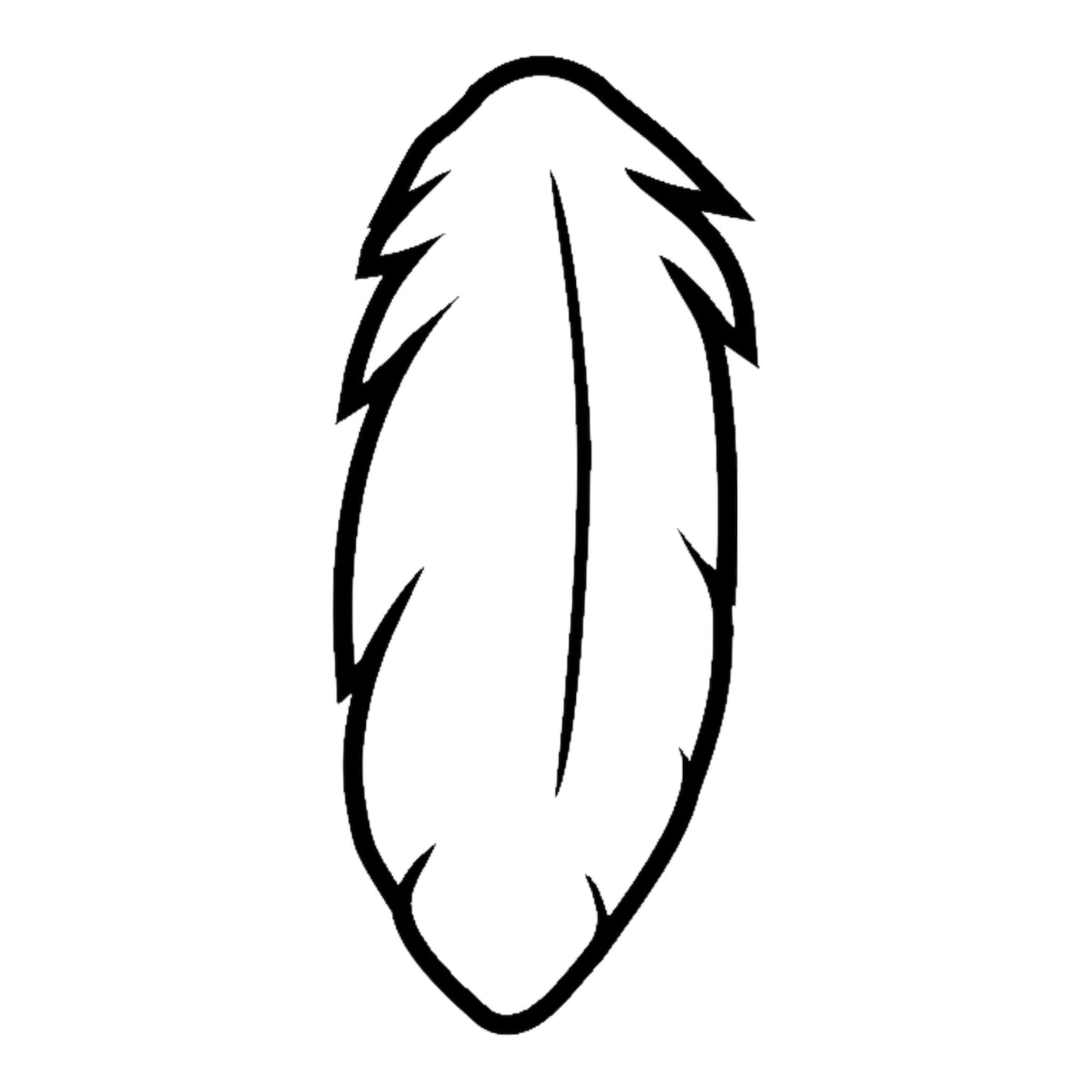 Tampon en bois plumes 3, aperçu motifs de fabrication artisanale par mon carnet en bois pour bullet journal et loisir créatif, scrapbooking