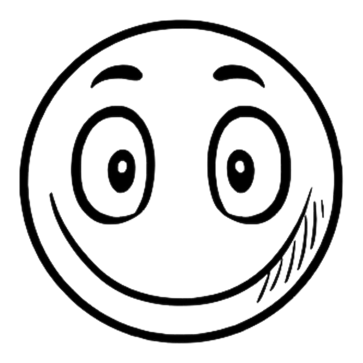 Tampon en bois smiley sourire, aperçu motifs de fabrication artisanale par mon carnet en bois pour bullet journal et loisir créatif, scrapbooking
