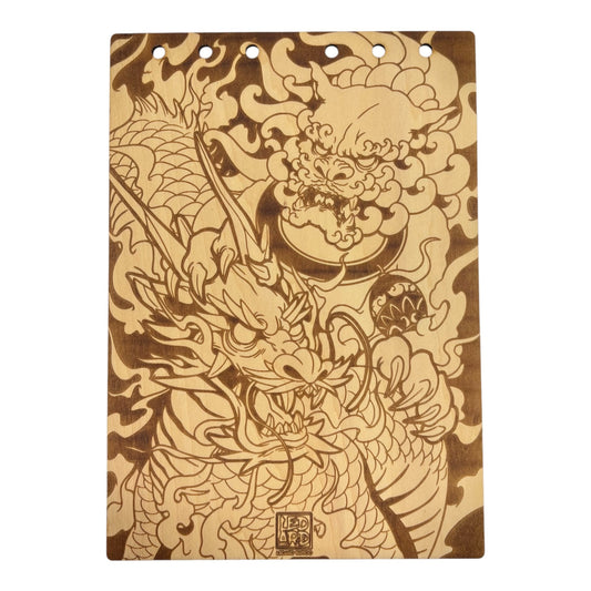 Couverture carnet en bois format  A5 bloc note en bois ou cahier en bois rechargeable et écologique fabrication française et artisanale 