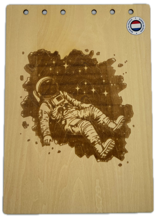 109 Couverture bloc note astronaute