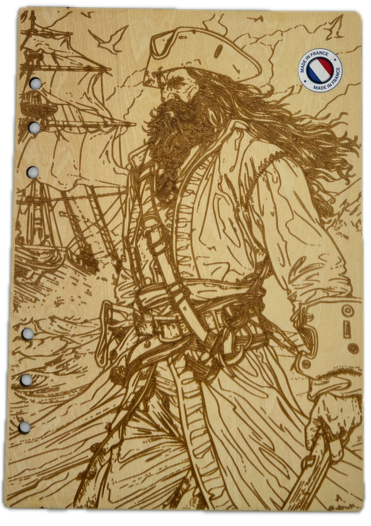 105 Couverture cahier pirate