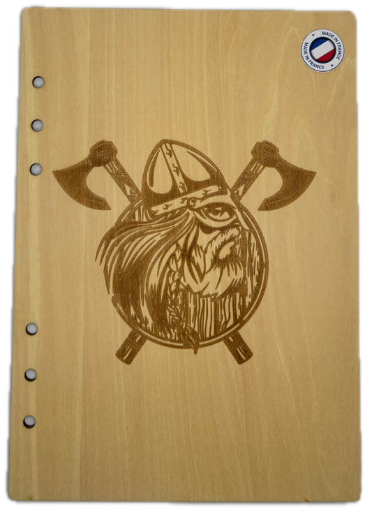 100 Couverture cahier viking et hache