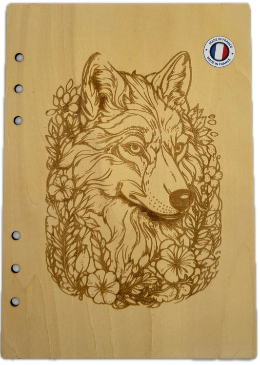 086 Couverture cahier loup