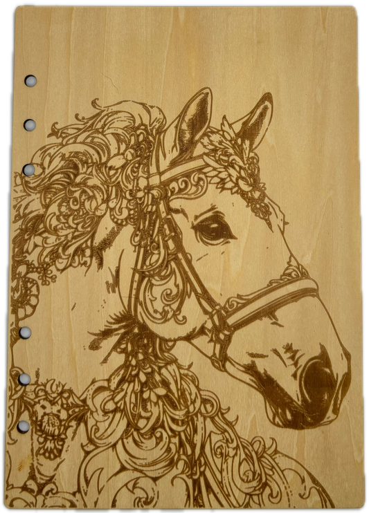 106 Couverture cahier cheval