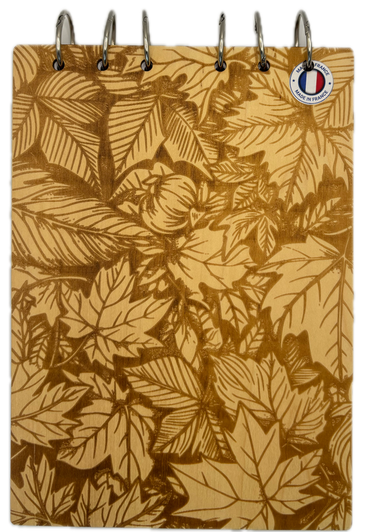 104- Bloc note feuilles d'automne