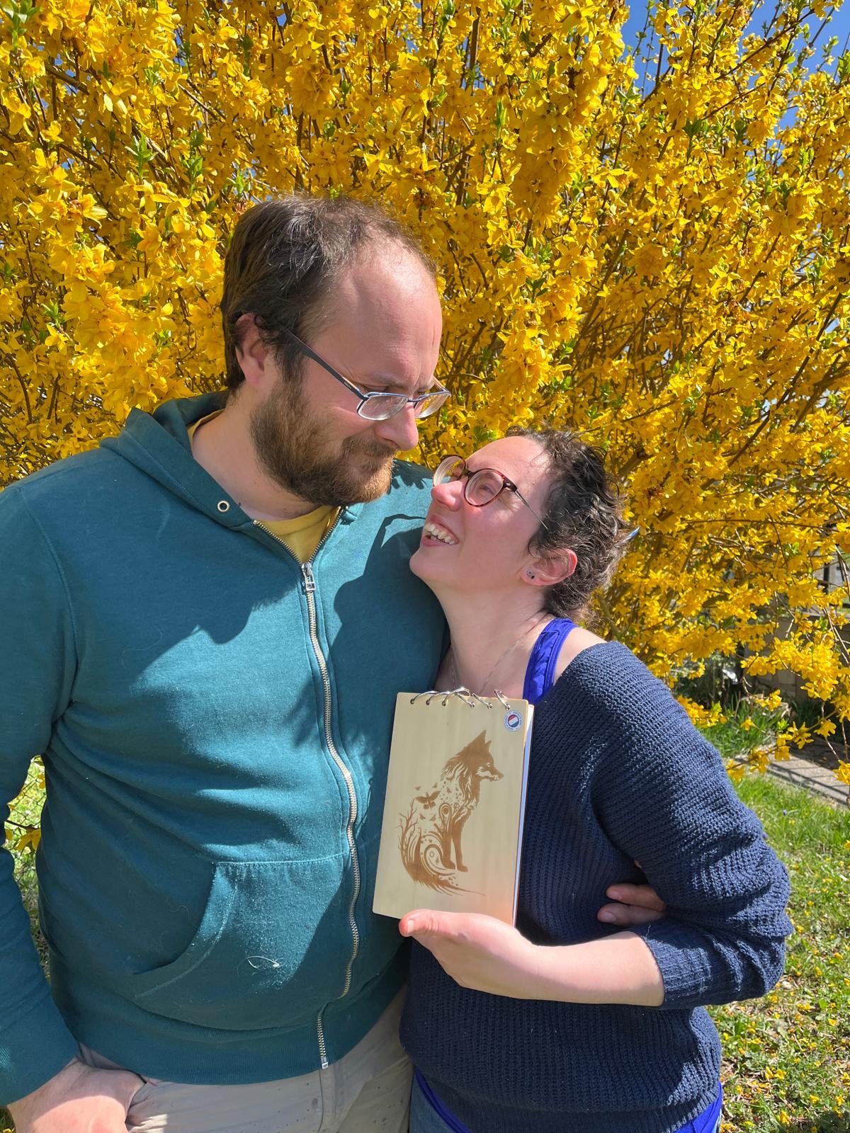 Présentation éco-journal Mon carnet en bois 