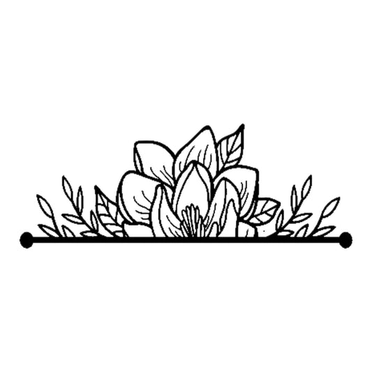 Tampon en bois fleur de lotus avec feuilles, aperçu motifs de fabrication artisanale par mon carnet en bois pour bullet journal et loisir créatif, scrapbooking